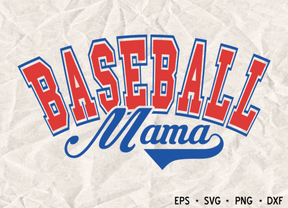 Baseball Mama Png, Varsity Baseball Mom Graphics and T-Shirt Designs