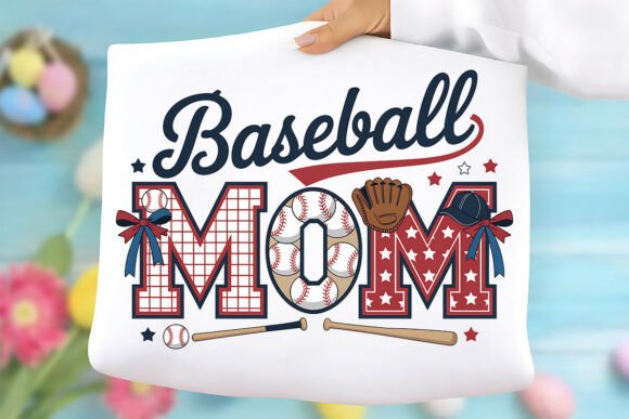 Baseball Mom PNG: A Versatile Graphic Design Asset for T-Shirt Designs and Branding
