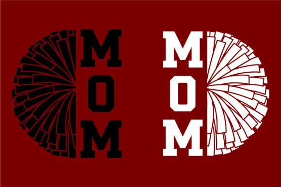 Mom Abstract Typography Design for T-Shirt Graphics